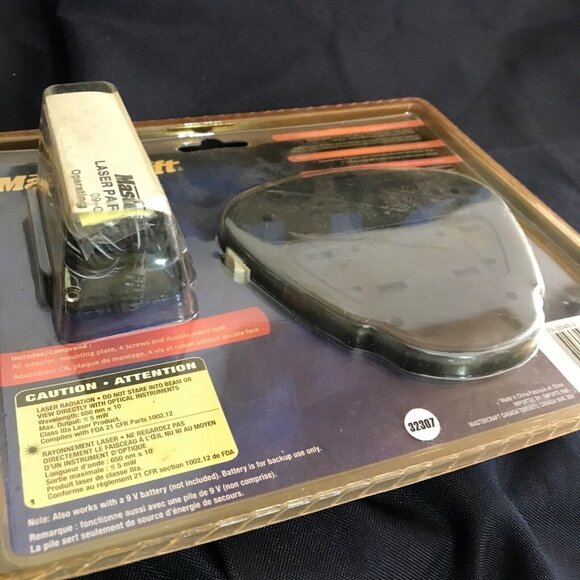 Mastercraft Laser Car Parking Guide AC Adapter New in Original Packaging - Picture 6 of 6